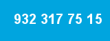 932 317 75 15 932 317 75 15